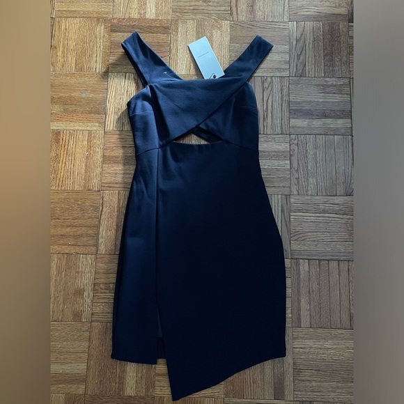 BEC & BRIDGE dress new with tags size 4 cut-out dress navy XS/S - Picture 4 of 11